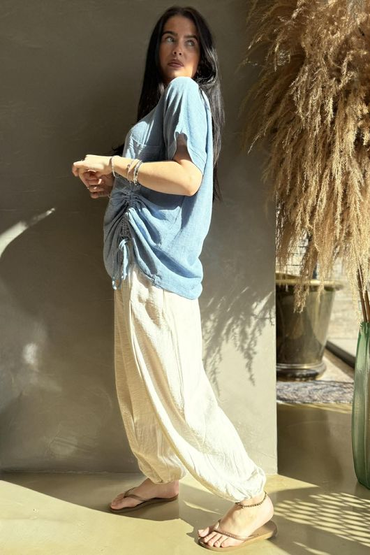 Santa Eulalia Hitch Top Washed Light Denim